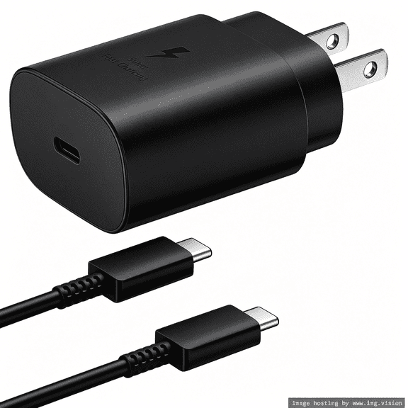 GJX Type C Charger Super Fast Charging, 25W Pd Usb C Wall Charger Block 3Ft Android Phone Cable