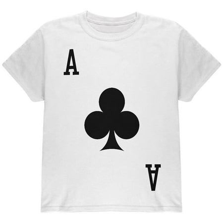 Halloween Ace of Clubs Card Soldier Costume All Over Youth T