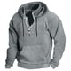 thumbnail image 1 of pstuiky camisas de manga larga para hombre, Sudadera con capucha de manga larga lisa y estilo casual para hombre tops de invierno para hombre m, 1 of 5