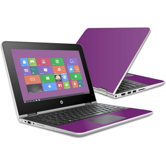 Generic Skin for HP Pavilion x360 11.6" 2016 Laptop Wrap Cover Solid Purple