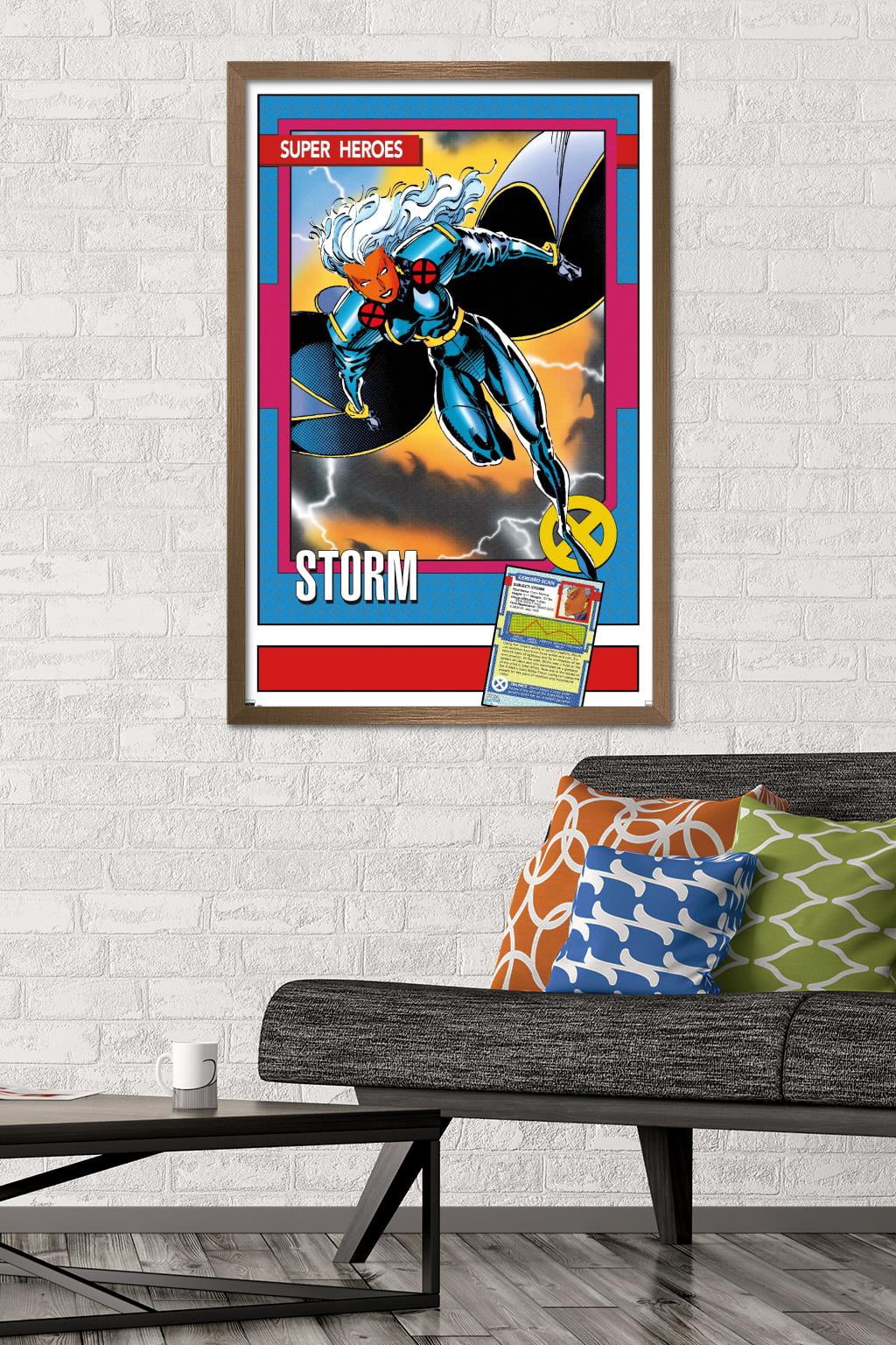 Marvel Trading Cards - Storm Wall Poster, 22.375" x 34" Framed