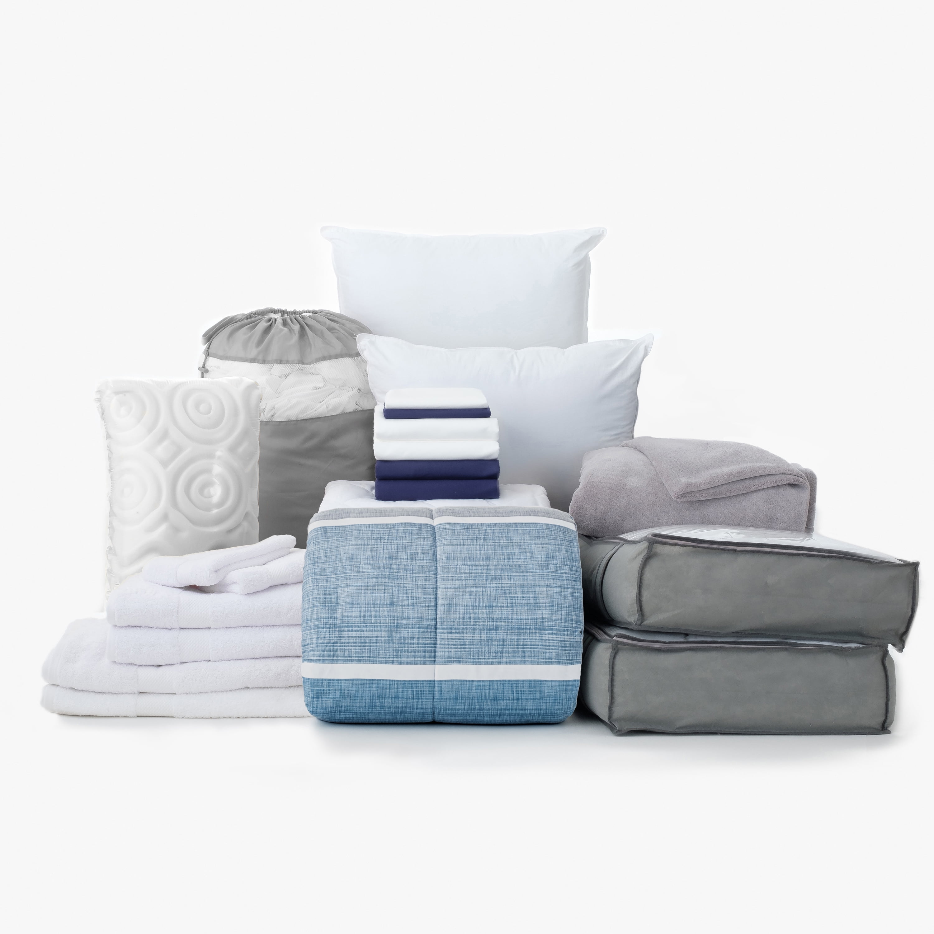 The Complete Dorm Essentials Value Pack in Nantucket, 21Piece Twin XL