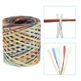 thumbnail image 4 of Uxcell 219 Yards Raffia Ribbon Raffia Craft Ribbon Paper Twine Wrapping Ribbon, Orange/Red 2 Roll, 4 of 7