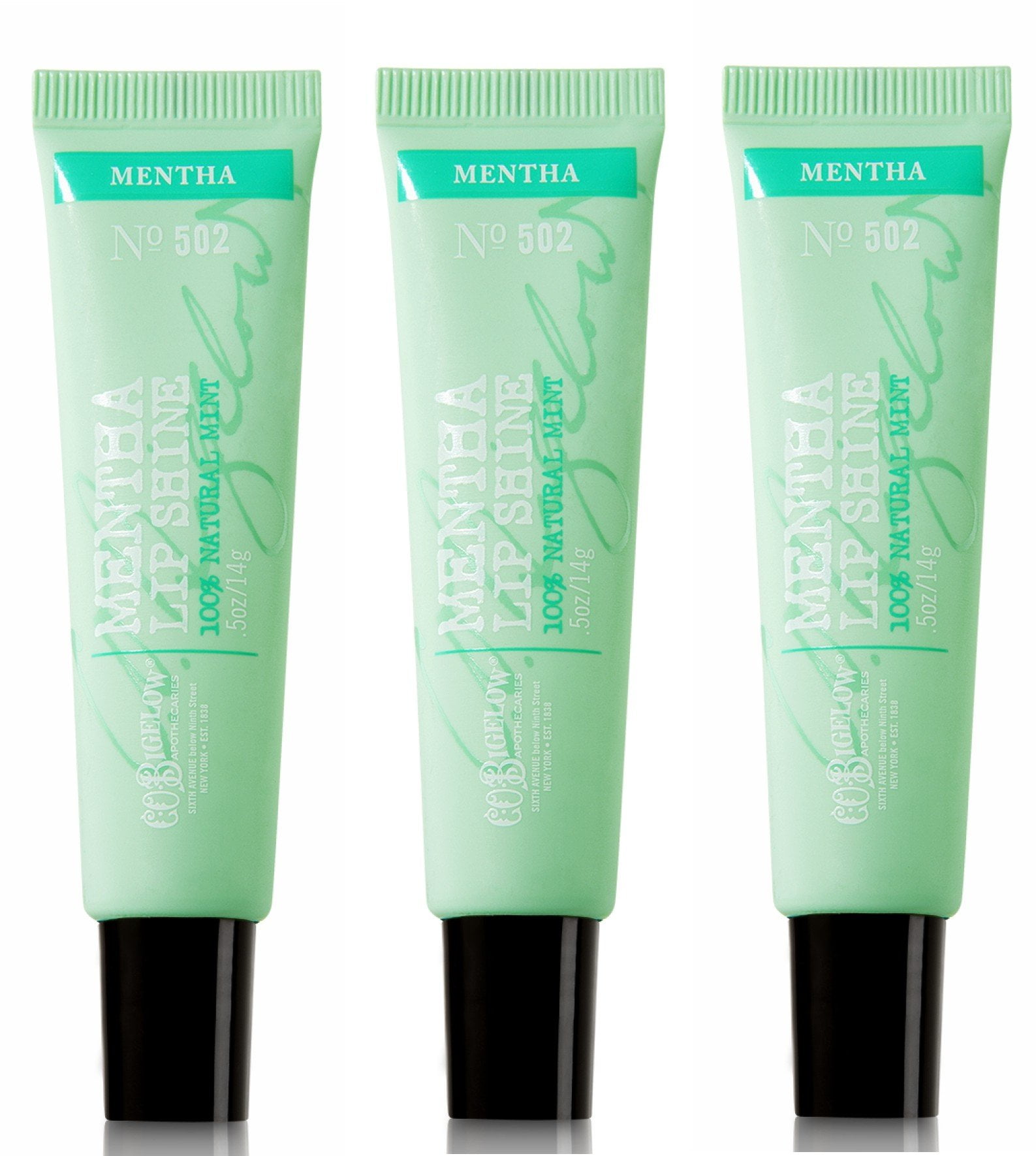C.O. Bigelow Mentha Lip Shine 502 3 Pack