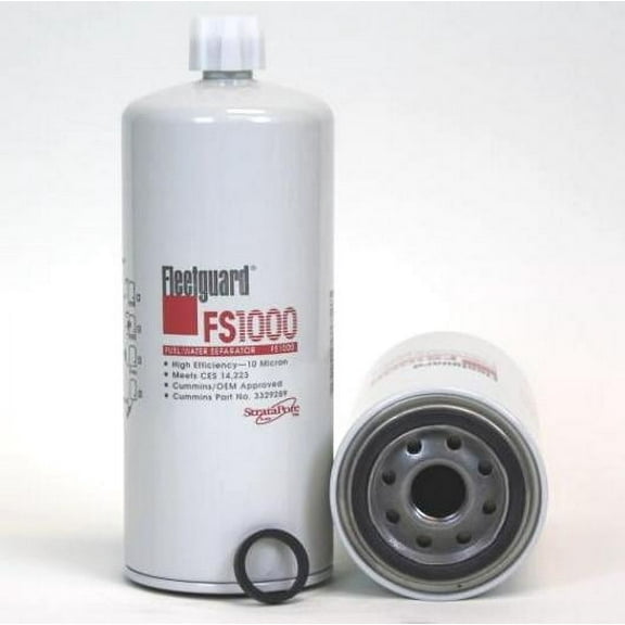 FS1000 Fleetguard Fuel/Water Sep Spin-On (Pack of 6)