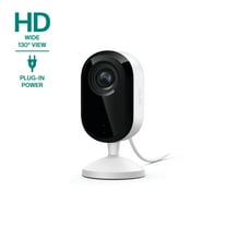 Arlo Essential Indoor Security Camera (3rd Gen, 2025 Release) - HD Video, Wired Plug-In Power, Automated Privacy Shield