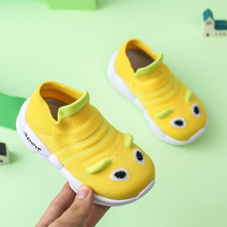 

Toddler Little Kids Baby Girls Boys Cartoon Cute Knitted Breathable Shoes