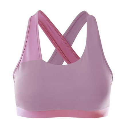 

Shop Clearance! bra Ladies Sports Bra Fitn Training Shockproof Sports Underwear Cross Charming Back Quick Dry Yoga Vest