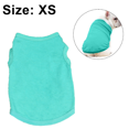 thumbnail image 2 of Dog Shirt Pet Clothing Costume Blank Clothes, Cotton Doggy Shirts Soft and Breathable Outfits - Green, 2 of 5
