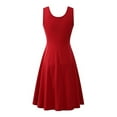 thumbnail image 3 of LUXUR Robe Longue d'Été de Plage pour Femmes, Rouge 3TG, 3 of 3