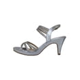 thumbnail image 3 of SANDALIAS DE VESTIR Y FIESTA TACONES LEON DAMA MUJER SCADA TEXTIL PLATA 222392 LEON  222392p, 3 of 3