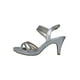 thumbnail image 3 of SANDALIAS DE VESTIR Y FIESTA TACONES LEON DAMA MUJER SCADA TEXTIL PLATA 222392 LEON  222392p, 3 of 3