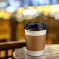 thumbnail image 5 of 50 Pack 16oz Disposable Paper Coffee Cups with Lids and Sleeves, Insulated Hot Drink Cups for Travel, Picnic, BBQ and Events, Heavy Duty Quality, 5 of 6