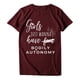 thumbnail image 4 of Puntoco - Camiseta de manga corta para mujer con estampado de letras informales Puntoco Puntoco-5002, 4 of 6