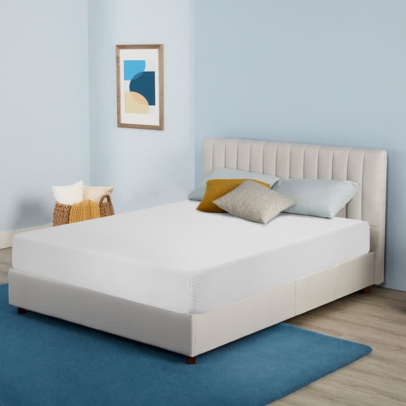 Twin Mattress 6 Inch Memory Foam Mattress , Medium Firm Mattresses CertiPUR-US Certified /Bed-in-a-Box ,White