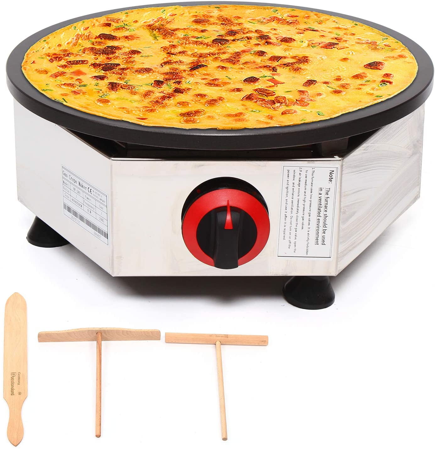 Standard Range Household Catering Equipment Round Waffle Maker Nonstick Pan  Electric/Gas Crepe Machine Cooker Pancake Griddle - China Electric Pancake  Griddle, Gas Round Griddle