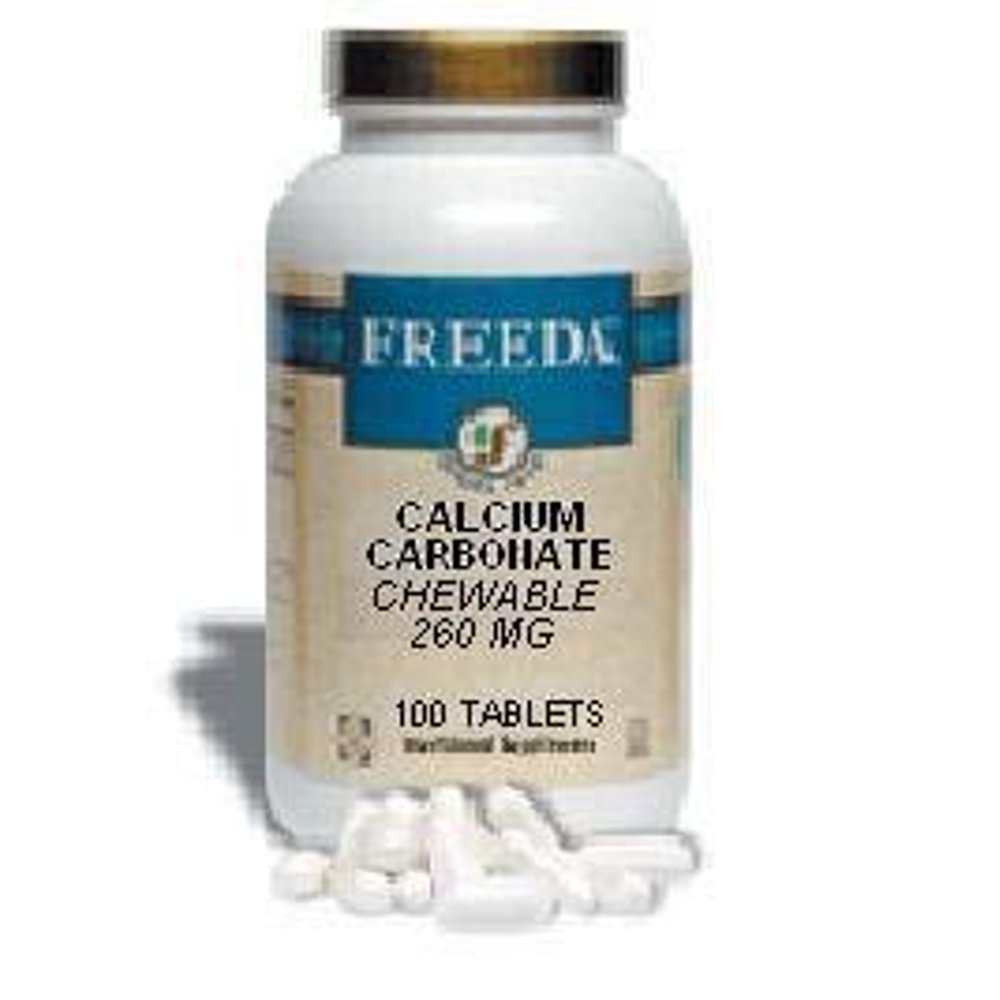 Freeda Kosher Calcium Carbonate Chewable 100 Tablets