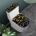 thumbnail image 2 of HELLHERO Toilet Top Cover Set of 2 Pcs Set Soft Toilet Seat Cover Washable Modern Bathrooms, Halloween Motifs, 2 of 8