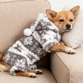thumbnail image 6 of Dog Christmas Sweater Clothes, Puppy Winter Warm Soft Pajamas, Flannel Onesie PJS for Small Dogs, Pet Holiday Parties Pullover Sweaters cat Doggie boy Girl, 6 of 7