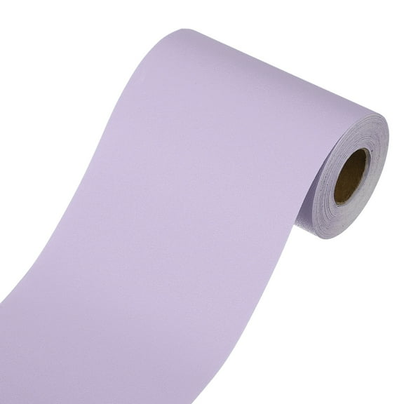 Wallpaper Border, Peel and Stick Wallpaper Borders, 3.9" x 393" Self Adhesive Mirror Frame Trim for Bedroom, Purple