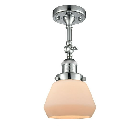 1 Light Vintage Dimmable Led Semi-Flush Mount