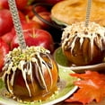thumbnail image 6 of Travelwant 12Packs Bling Candy Apple Bamboo Sticks, Caramel Apple Wooden Pointed Skewers with Rhinestones Diamond Mesh Wrap, Fruit Treats Pop Dec Bar, 6 of 9