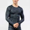 thumbnail image 3 of GigrtiJin Mens Athletic Compression Shirts Long Sleeve Body Shaper Workout T Shirt Breathable Slim Cool Dry Muscle Tops, 3 of 6