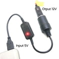 thumbnail image 6 of 5V USB to 12V Car Socket Male to Female Converter for Car Cigarette-Lighters DVR, 6 of 8