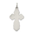 thumbnail image 4 of Sterling Silver Antiqued Eastern Orthodox Cross Charm Pendant, 4 of 4