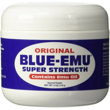 Blue-Emu Original Super Strength Emu Oil 4 oz (The Best Emu Oil)