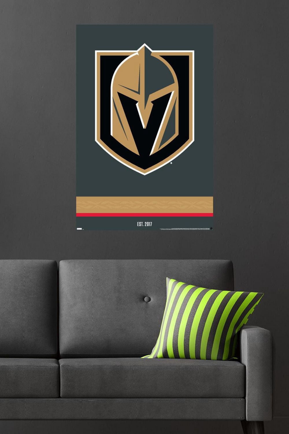 NHL Vegas Golden Knights - Logo 21 Wall Poster, 22.375" x 34"