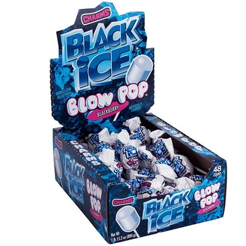 Charms Blow Pops Black Ice 0.63oz