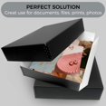thumbnail image 5 of Boîte de Rangement d'Impression Lineco 11 x 14 Pouces, Design Frontal, 11 1/2 x 14 1/2 x 3 Pouces, Couleur Extérieure: Noir, 5 of 5