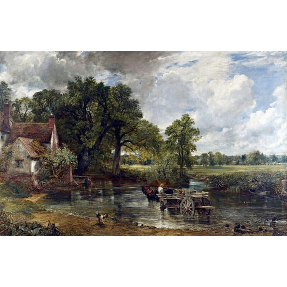 John Constable The Hay Wain Wall Art Print, Classic Landscape Decor