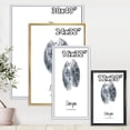 thumbnail image 4 of Designart 'Kiss of Two Lovers In Romantic Moon Shape' Modern Framed Canvas Wall Art Print, 4 of 5