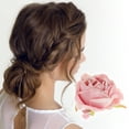 thumbnail image 2 of Accesorios Únicos 1 Pc Clip de Cabello de Rosa de Simulación de Moda Clip de Peinado Rosa, 2 of 5