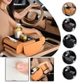 thumbnail image 2 of Multifunctional PU Leather Car Armrest Storage Box & Organizer, Height Increasing Console Pad with Cup Holder, Paper Towel Dispenser, Side Pockets for Vehicle Interior, 2 of 8