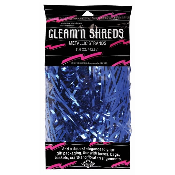 Accesorio para fiestas Beistle Gleam 'N Shreds Metallic Hirds