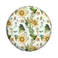 thumbnail image 2 of Balery Watercolor Bright Sunflowerstire Cover Waterproof Dust-Proof, Universal Spare Wheel Tire Cover For Trailer, Rv, Suv Truck And Vehicle Camper Accessories-15 Inch, 2 of 9