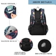 thumbnail image 4 of FORMRS Unisex School Backpack 17" Student Travel Bag with Laptop Compartment, Red Jellyfish, 4 of 7