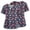 01-Deep Red, variant on 4th of July Scrub Tops Women Vneck USA 1776 - 2026 Independence Day Patriotic Working Uniforms Pocketed Holiday Shirt Deep Red M