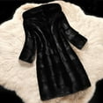 Dxssxc Women Long Faux Fur Coat Winter Warm Fuzzy Fleece Hooded Jacket