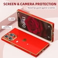 thumbnail image 2 of Compatible with  iPhone 15 Pro Max Case【Full Camera Protection】 Cute Heart Pattern & Electroplate Reinforced Corners Shockproof Edge Bumper Case 2023 [6.7 inches]-Red, 2 of 14