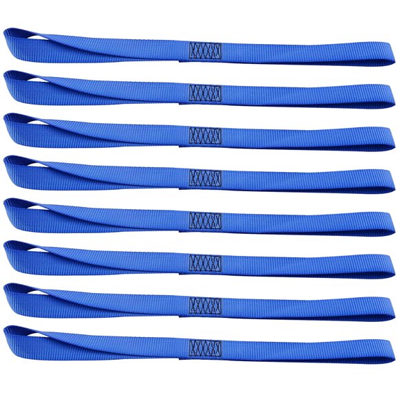 Correas de amarre Soft Loop XSTRAP STANDARD, paquete de 8 unidades, 2,7 x 45 cm, azules