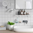 thumbnail image 5 of Hair Dryer Holder Wall Mounted Adhesive Hook - Bathroom Blow Dryer Holder Stand, Hair Tool Organizer, Bedroom Accessory Storage Hanger, 5 of 8