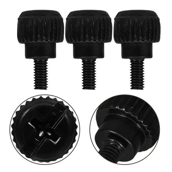 MLINS 24pcs PC Computer Case Mounting Screws Fastener 6 32 Thread for Building Repairing and Maintaining Computer Systems