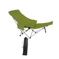 thumbnail image 3 of Silla de salón plegable para acampar 4 equipos ángulo ajustable para senderismo al aire libre Verde, 3 of 8
