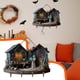 thumbnail image 2 of Adornos de Halloween Ganchos de pared Llavero de madera Adorno colgante para la entrada del salón, 2 of 7