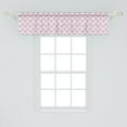 thumbnail image 2 of Ambesonne Valentine Valance Pack of 2, Love Inspired Hearts, 54"X12", Lavender Purple, 2 of 3