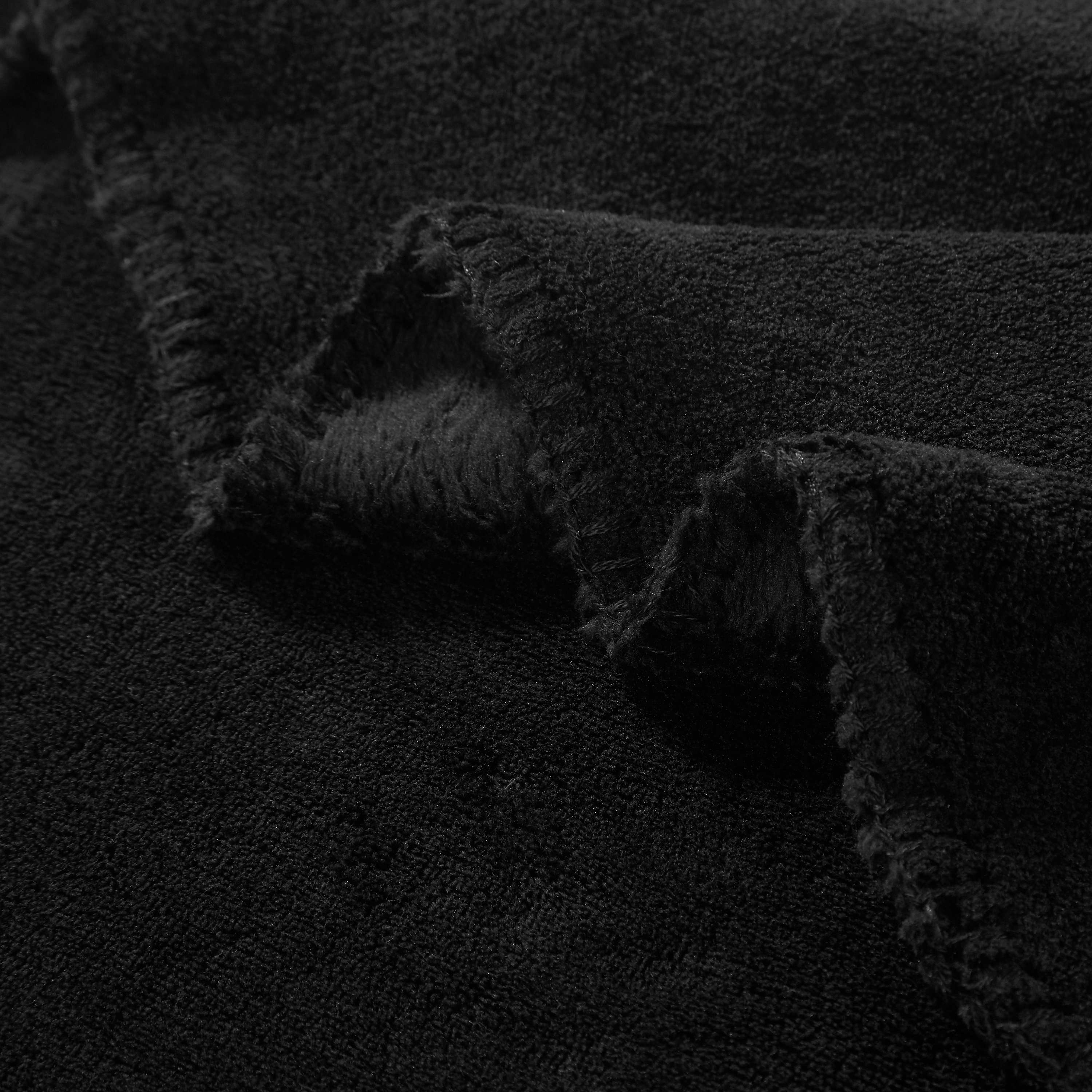 Mainstays Contemporary Black Plaid Fleece Plush Throws, 60" x 50", Washable 2 Count